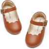 imageFelix ampamp Flora Toddler Flower Girl Dress Shoes  Girl Ballet Flats Party School Shoes WeddingB902brown