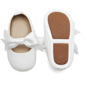 imageFelix ampamp Flora Soft Sole Baby Shoes  Infant Baby Walking Shoes Moccasinss Rubber Sole Crib ShoesB8705white
