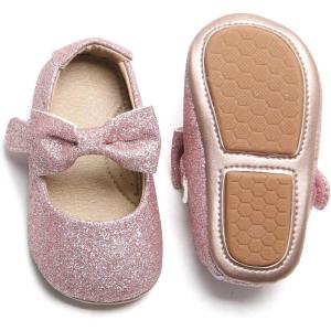 imageFelix ampamp Flora Soft Sole Baby Shoes  Infant Baby Walking Shoes Moccasinss Rubber Sole Crib ShoesB8712pink