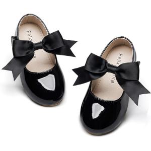 imageFelix ampamp Flora Toddler Flower Girl Dress Shoes  Girl Ballet Flats Party School Shoes WeddingB821black