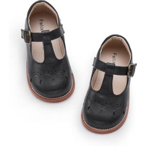 imageFelix ampamp Flora Toddler Girl Mary Jane Dress Shoes  School Oxford Flats for Girl Party ShoesB423black