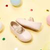imageFelix ampamp Flora Toddler Girl Dress Shoes  Flower Girl Ballet Mary Jane Flats Party School WeddingB869fl Beige