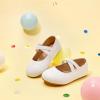 imageFelix ampamp Flora Toddler Girl Dress Shoes  Flower Girl Ballet Mary Jane Flats Party School WeddingB869fl White