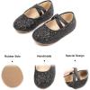 imageFelix ampamp Flora Toddler Girl Dress Shoes  Flower Girl Ballet Mary Jane Flats Party School WeddingB869glitter Black