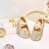 imageFelix ampamp Flora Toddler Girl Dress Shoes  Flower Girl Ballet Mary Jane Flats Party School WeddingB869glitter Gold