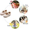 imageFelix ampamp Flora Toddler Girl Dress Shoes  Flower Girl Ballet Mary Jane Flats Party School WeddingB876fl Beige