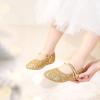 imageFelix ampamp Flora Toddler Girl Dress Shoes  Flower Girl Ballet Mary Jane Flats Party School WeddingB876glitter Gold