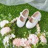 imageFelix ampamp Flora Toddler Girl Dress Shoes  Flower Girl Ballet Mary Jane Flats Party School WeddingB876pl White