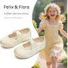 imageFelix ampamp Flora Toddler Girl Dress Shoes  Flower Girl Ballet Mary Jane Flats Party School WeddingBf09s Champagne Gold