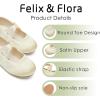 imageFelix ampamp Flora Toddler Girl Dress Shoes  Flower Girl Ballet Mary Jane Flats Party School WeddingBf09s Champagne Gold