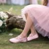 imageFelix ampamp Flora Toddler Girl Dress Shoes  Flower Girl Ballet Mary Jane Flats Party School WeddingBf09s Pink