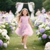 imageFelix ampamp Flora Toddler Girl Dress Shoes  Flower Girl Ballet Mary Jane Flats Party School WeddingBf09s Pink