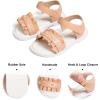imageFelix ampamp Flora Toddler Girl Sandals Open Toe Summer Flower Girl Dress ShoesBc302nude
