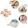 imageFelix ampamp Flora Toddler Girl Sandals Open Toe Summer Flower Girl Dress ShoesBc302nude
