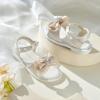 imageFelix ampamp Flora Toddler Girl Sandals Open Toe Summer Flower Girl Dress ShoesBc303nude