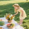 imageFelix ampamp Flora Toddler Girl Sandals Open Toe Summer Flower Girl Dress ShoesBc304gold