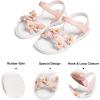 imageFelix ampamp Flora Toddler Girl Sandals Open Toe Summer Flower Girl Dress ShoesBc304pink