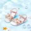 imageFelix ampamp Flora Toddler Girl Sandals Open Toe Summer Flower Girl Dress ShoesBc304pink