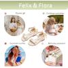 imageFelix ampamp Flora Toddler Girl Sandals Open Toe Summer Flower Girl Dress ShoesBc324gold