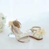 imageFelix ampamp Flora Toddler Girl Sandals Open Toe Summer Flower Girl Dress ShoesBc324gold