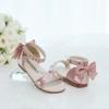 imageFelix ampamp Flora Toddler Girl Sandals Open Toe Summer Flower Girl Dress ShoesBc324pink
