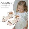 imageFelix ampamp Flora Toddler Girl Sandals Open Toe Summer Flower Girl Dress ShoesBc324pl White