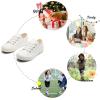 imageFelix ampamp Flora ToddlerLittle Kid Girls Running Shoes Sports Sneakers Princess Casual Glitter ShoesSd01white