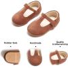 imageFelix ampamp Flora Toddler Little Girl Flat Oxfords Dress Shoes  Mary Jane Princess for Girl Party School ShoesB385dark Brown
