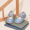 imageFelix ampamp Flora Toddler Little Girl Mary Jane Dress Shoes  Ballet Flats for Easter Flower Girl Party School ShoesB430blue