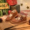 imageFelix ampamp Flora Toddler Little Girl Mary Jane Dress Shoes  Ballet Flats for Easter Flower Girl Party School ShoesB430brown