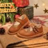 imageFelix ampamp Flora Toddler Little Girl Mary Jane Dress Shoes  Ballet Flats for Easter Flower Girl Party School ShoesB430oxford Brown