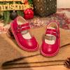 imageFelix ampamp Flora Toddler Little Girl Mary Jane Dress Shoes  Ballet Flats for Easter Flower Girl Party School ShoesB430red