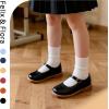 imageFelix ampamp Flora Toddler Little Girl Mary Jane Dress Shoes  Ballet Flats for Easter Flower Girl Party School ShoesB431black