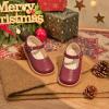 imageFelix ampamp Flora Toddler Little Girl Mary Jane Dress Shoes  Ballet Flats for Easter Flower Girl Party School ShoesB431burgundy