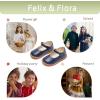 imageFelix ampamp Flora Toddler Little Girl Mary Jane Dress Shoes  Ballet Flats for Easter Flower Girl Party School ShoesB431navy Blue
