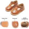 imageFelix ampamp Flora Toddler Little Girl Mary Jane Dress Shoes  Ballet Flats for Girl Party School ShoesB382brown