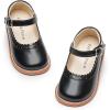 imageFelix ampamp Flora Toddler Little Girl Mary Jane Dress Shoes  Ballet Flats for Easter Flower Girl Party School ShoesB431black