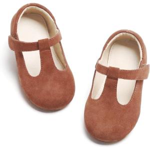 imageFelix ampamp Flora Toddler Little Girl Flat Oxfords Dress Shoes  Mary Jane Princess for Girl Party School ShoesB385dark Brown