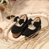 imageFelix ampamp Flora Toddler Flower Girl Dress Shoes  Baby Girl Ballet Mary Jane Flats for Party School WeddingBf15black