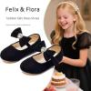 imageFelix ampamp Flora Toddler Flower Girl Dress Shoes  Baby Girl Ballet Mary Jane Flats for Party School WeddingBf15black
