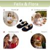 imageFelix ampamp Flora Toddler Flower Girl Dress Shoes  Baby Girl Ballet Mary Jane Flats for Party School WeddingBf15black