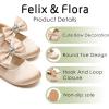 imageFelix ampamp Flora Toddler Flower Girl Dress Shoes  Baby Girl Ballet Mary Jane Flats for Party School WeddingBf15dark Nude