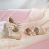 imageFelix ampamp Flora Toddler Flower Girl Dress Shoes  Baby Girl Ballet Mary Jane Flats for Party School WeddingBf15dark Nude
