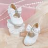 imageFelix ampamp Flora Toddler Flower Girl Dress Shoes  Baby Girl Ballet Mary Jane Flats for Party School WeddingBf15white