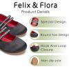 imageFelix ampamp Flora Toddler Flower Girl Dress Shoes  Baby Girl Ballet Mary Jane Flats for Party School WeddingBf18black