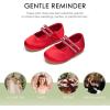 imageFelix ampamp Flora Toddler Flower Girl Dress Shoes  Baby Girl Ballet Mary Jane Flats for Party School WeddingBf18red