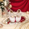 imageFelix ampamp Flora Toddler Flower Girl Dress Shoes  Baby Girl Ballet Mary Jane Flats for Party School WeddingBf18white