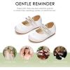 imageFelix ampamp Flora Toddler Flower Girl Dress Shoes  Baby Girl Ballet Mary Jane Flats for Party School WeddingBf18white