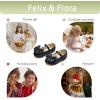 imageFelix ampamp Flora Toddler Flower Girl Dress Shoes  Girl Ballet Flats Party School Shoes WeddingB904black