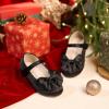 imageFelix ampamp Flora Toddler Flower Girl Dress Shoes  Girl Ballet Flats Party School Shoes WeddingB904black